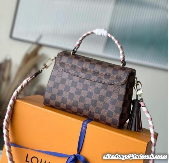 Super Quality Louis vuitton Damier Ebene Canvas Braided Croisette N40451