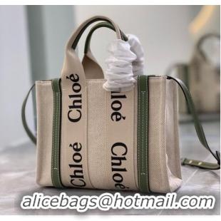 Grade Quality Chloe Cloth & leather 7576 green