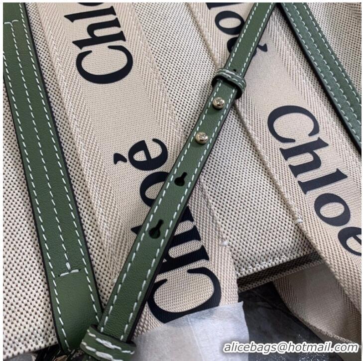 Grade Quality Chloe Cloth & leather 7576 green