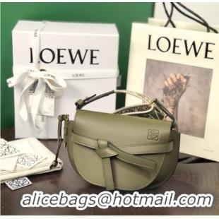 Super Quality Loewe small Crossbody Bags Original Leather 55662 Green