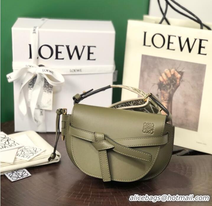 Super Quality Loewe small Crossbody Bags Original Leather 55662 Green