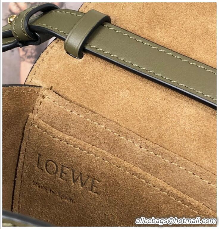 Super Quality Loewe small Crossbody Bags Original Leather 55662 Green