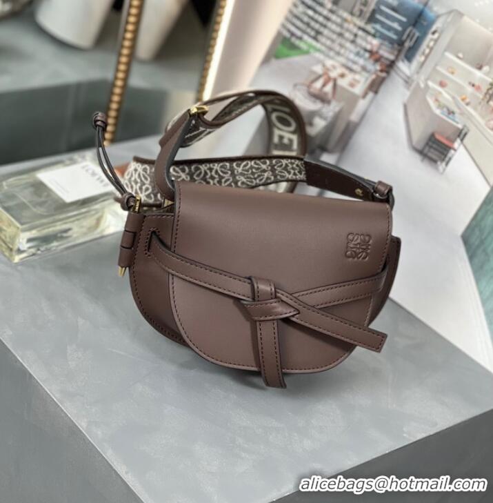 Buy Inexpensive Loewe small Crossbody Bags Original Leather 55662 brown