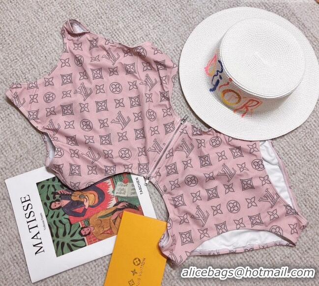 ​Most Popular Louis Vuitton Zip Swimwear 0307 Pink 2023