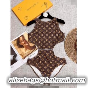 Affordable Price Louis Vuitton Zip Swimwear LV0307 Brown 2023