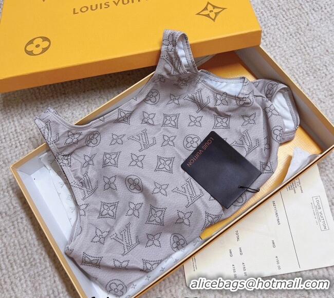 Well Crafted Louis Vuitton Zip Swimwear LV0307 Grey 2023