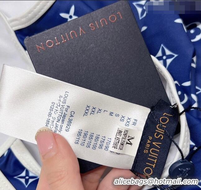 ​Traditional Discount Louis Vuitton One Piece Swimwear 0307 Blue 2023