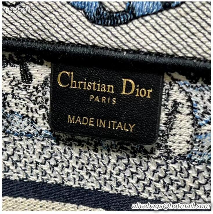 Buy Inexpensive SMALL DIOR BOOK TOTE Embroidery M1265ZC