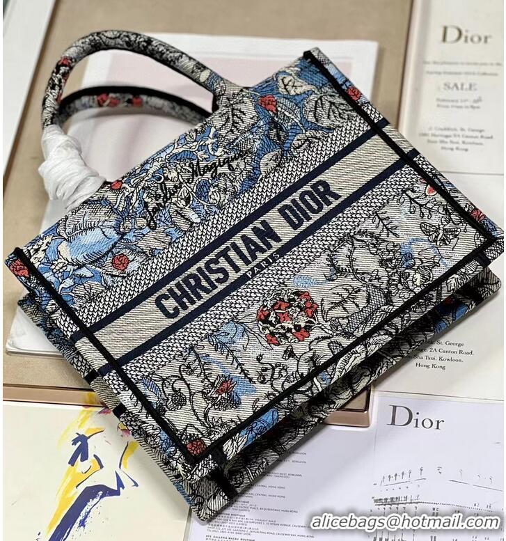 Buy Inexpensive SMALL DIOR BOOK TOTE Embroidery M1265ZC