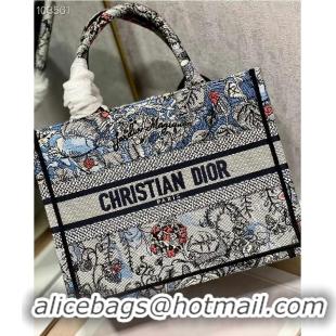 Buy Fashionable MEDIUM DIOR BOOK TOTE Embroidery M1296Z-32