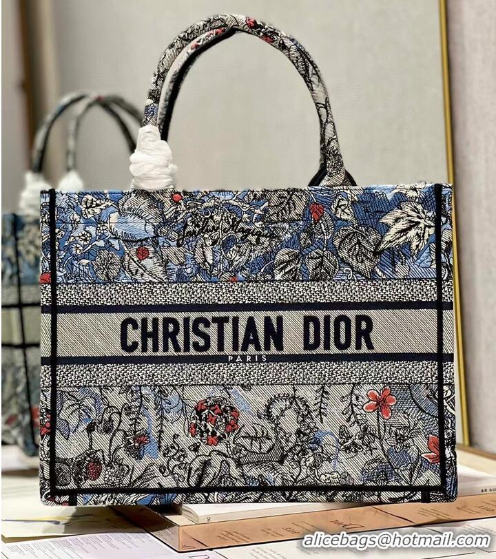 Buy Fashionable MEDIUM DIOR BOOK TOTE Embroidery M1296Z-32