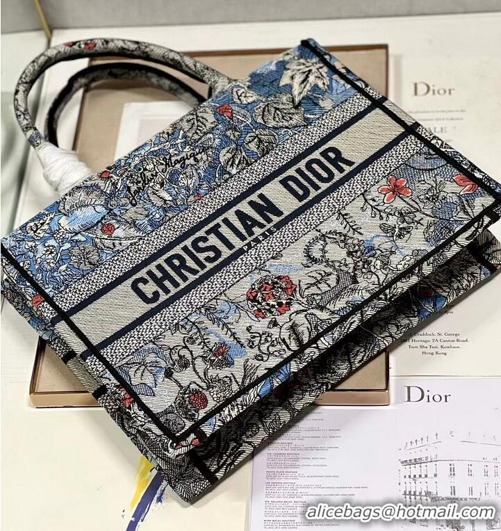 Buy Fashionable MEDIUM DIOR BOOK TOTE Embroidery M1296Z-32