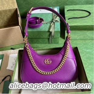 Good Product Gucci Aphrodite shoulder bag with Double G ‎739076 purple