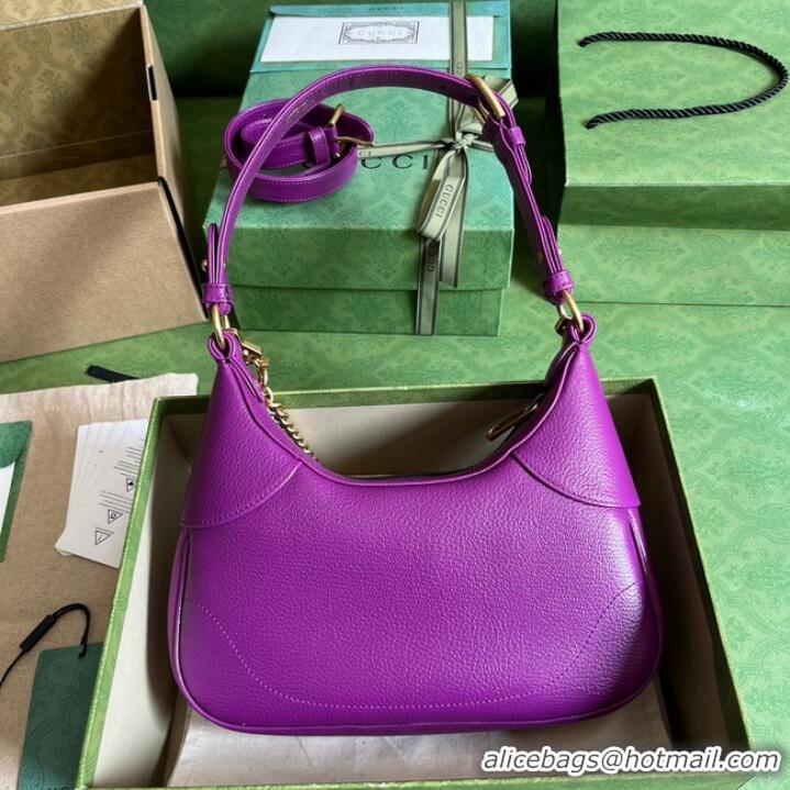 Good Product Gucci Aphrodite shoulder bag with Double G ‎739076 purple