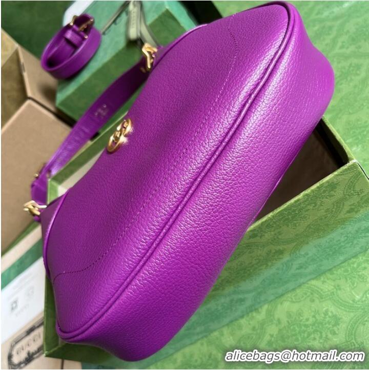 Good Product Gucci Aphrodite shoulder bag with Double G ‎739076 purple