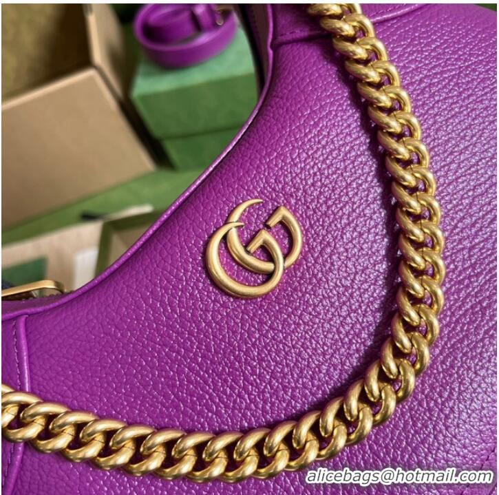 Good Product Gucci Aphrodite shoulder bag with Double G ‎739076 purple