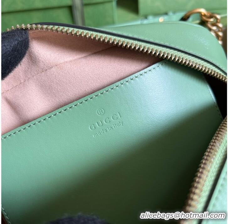 Good Looking Gucci GG Marmont matelasse shoulder bag 447632 Sage green