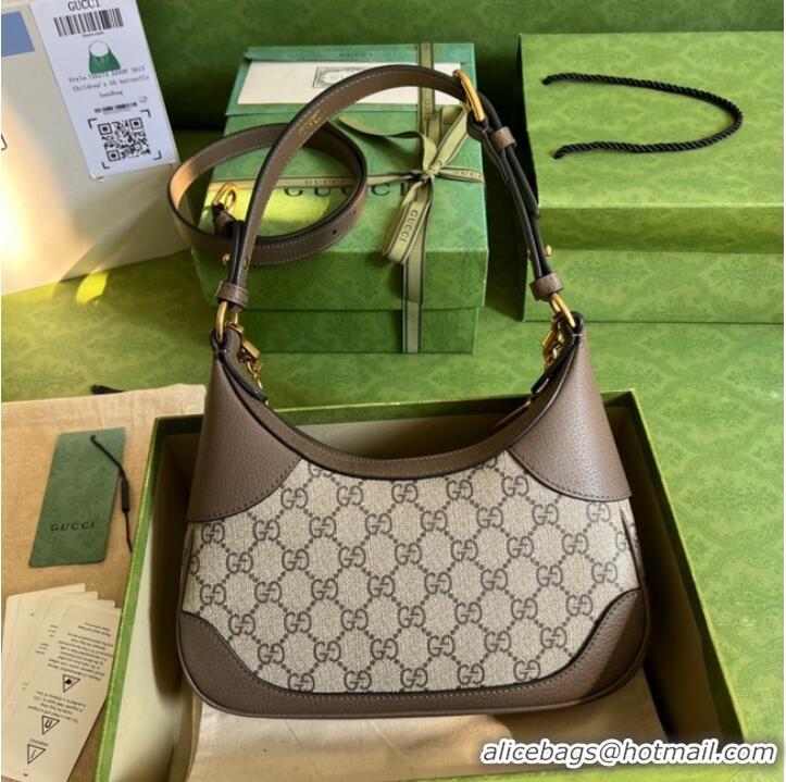 Super Quality Gucci Aphrodite small shoulder bag 731817 brown