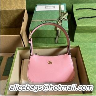 Top Grade Gucci Aphrodite shoulder bag with Double G 739076 pink