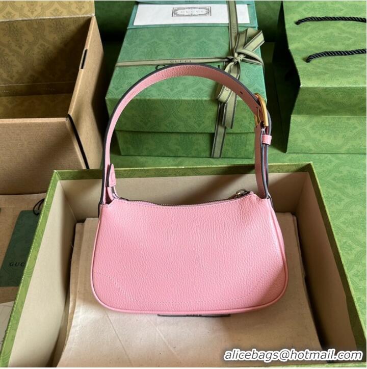 Top Grade Gucci Aphrodite shoulder bag with Double G 739076 pink