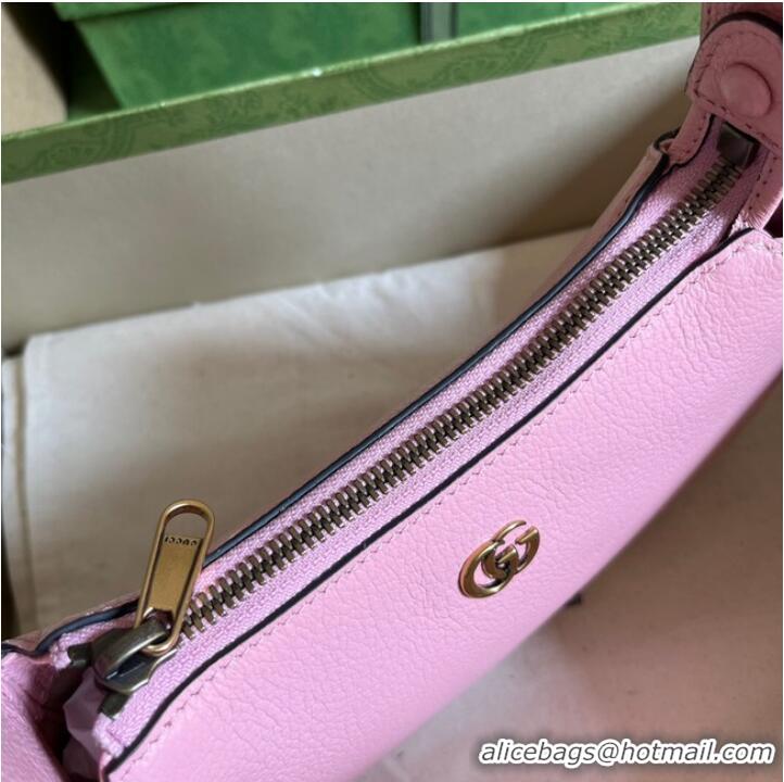 Top Grade Gucci Aphrodite shoulder bag with Double G 739076 pink