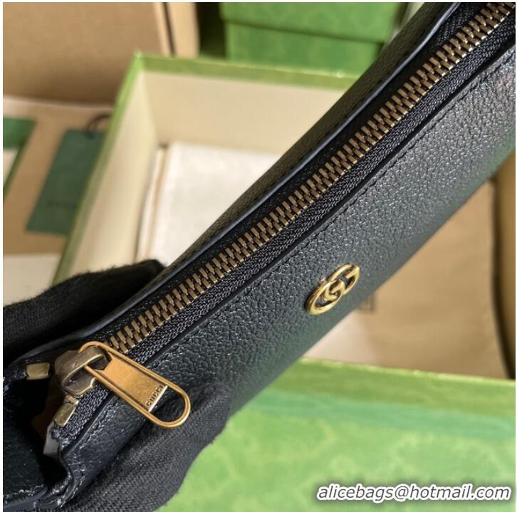 Unique Discount Gucci Aphrodite shoulder bag with Double G 739076 black