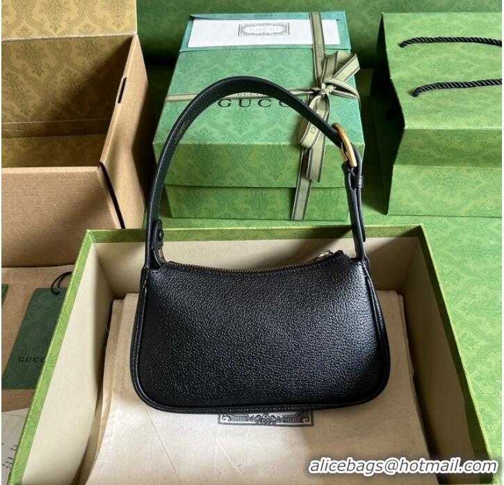 Unique Discount Gucci Aphrodite shoulder bag with Double G 739076 black