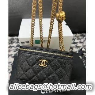 Unique Style Chanel VANITY WITH CHAIN AP3120 black