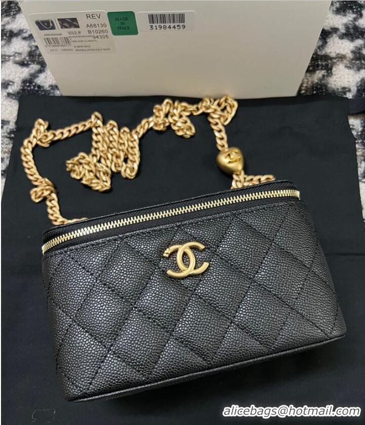 Unique Style Chanel VANITY WITH CHAIN AP3120 black