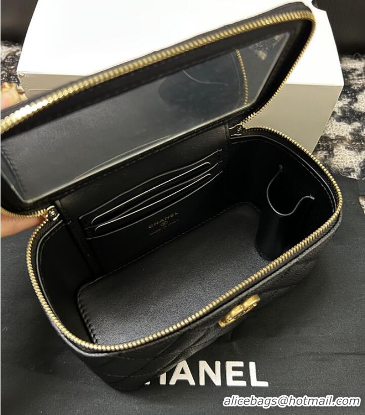 Unique Style Chanel VANITY WITH CHAIN AP3120 black