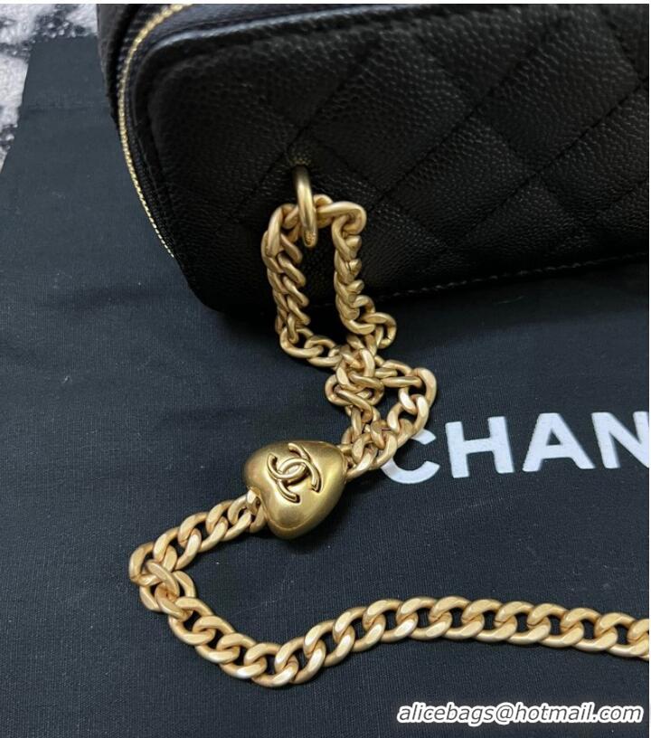 Unique Style Chanel VANITY WITH CHAIN AP3120 black