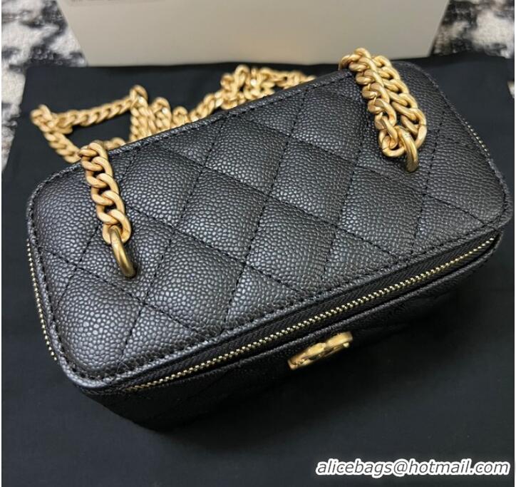 Unique Style Chanel VANITY WITH CHAIN AP3120 black