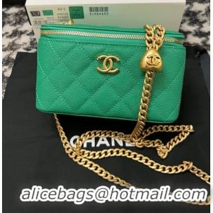 Good Product Chanel VANITY WITH CHAIN AP3120 green