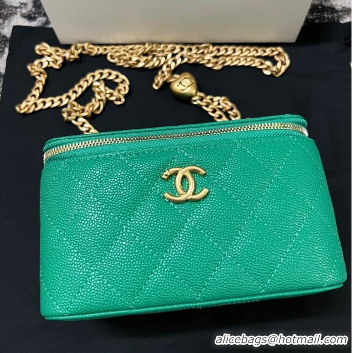 Good Product Chanel VANITY WITH CHAIN AP3120 green