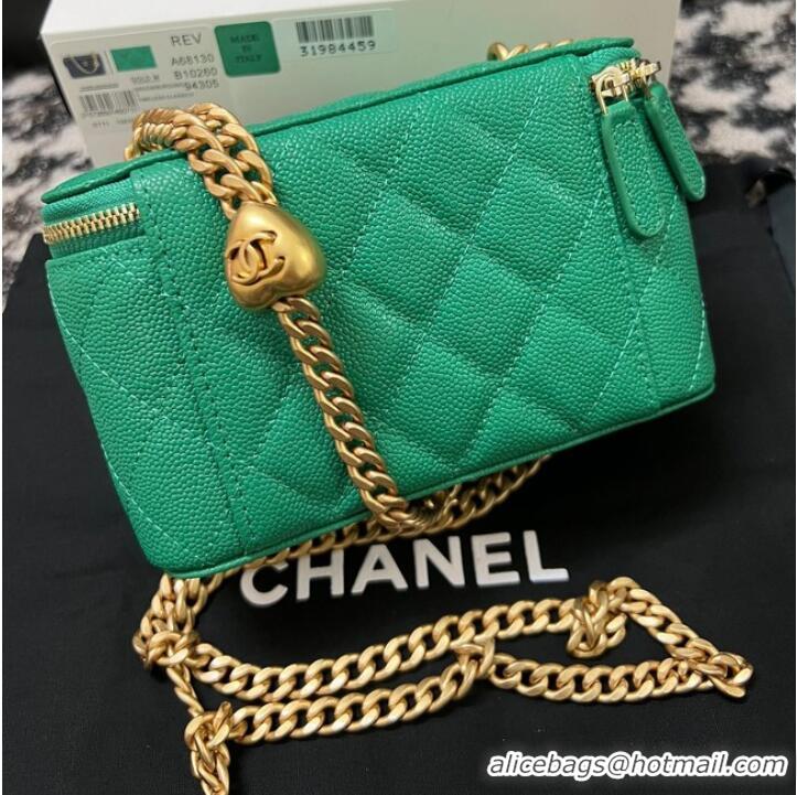 Good Product Chanel VANITY WITH CHAIN AP3120 green