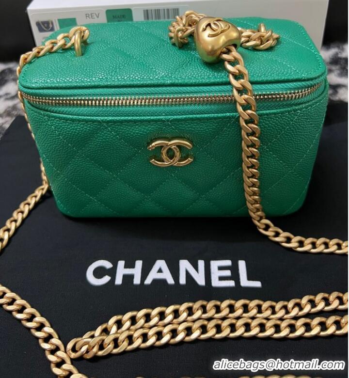 Good Product Chanel VANITY WITH CHAIN AP3120 green