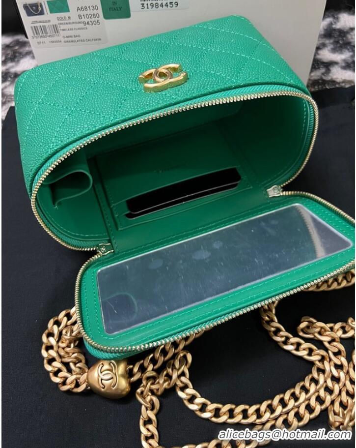 Good Product Chanel VANITY WITH CHAIN AP3120 green