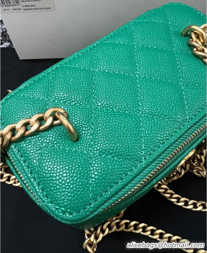 Good Product Chanel VANITY WITH CHAIN AP3120 green