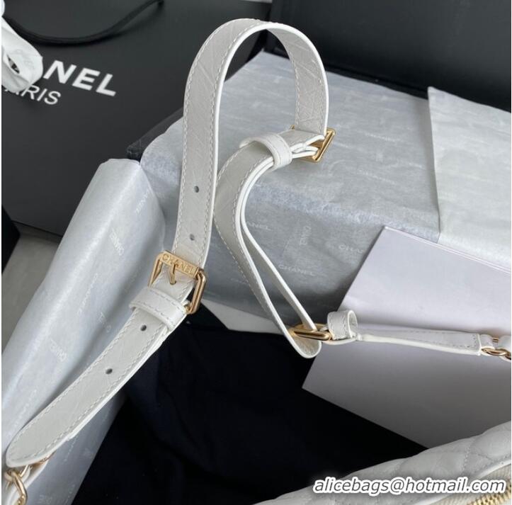 Traditional Specials Chanel Bodypack Sheepskin Leather AS1077 white