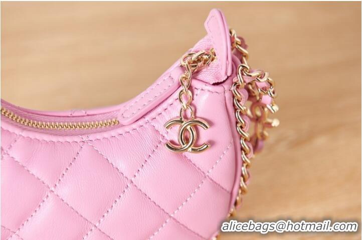 Best Price Chanel mini Lambskin & Gold-Tone Metal AS3232 pink