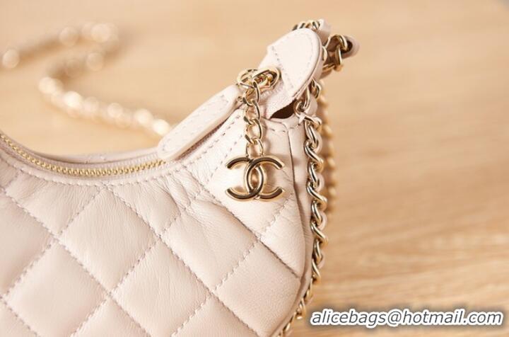 Promotional Chanel mini Lambskin & Gold-Tone Metal AS3232 cream