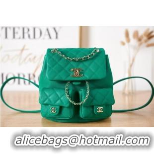 Grade Quality Chanel SMALL BACKPACK AS3860 green