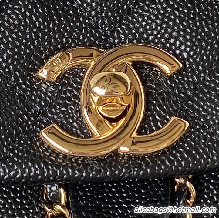 Low Cost Chanel SMALL BACKPACK AS3860 black