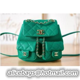 Fashion Luxury Chanel MINI BACKPACK AS3787 GREEN