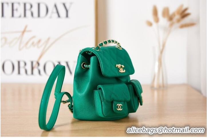 Fashion Luxury Chanel MINI BACKPACK AS3787 GREEN