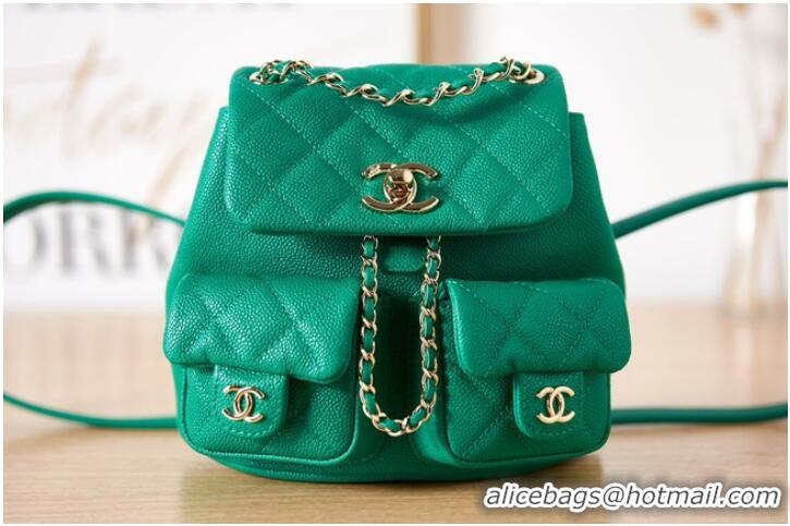 Fashion Luxury Chanel MINI BACKPACK AS3787 GREEN