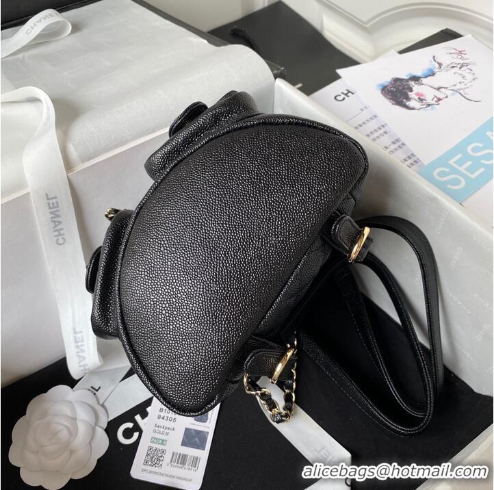 Generous Grade Chanel MINI BACKPACK AS3787 Black