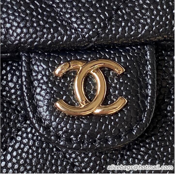 Generous Grade Chanel MINI BACKPACK AS3787 Black