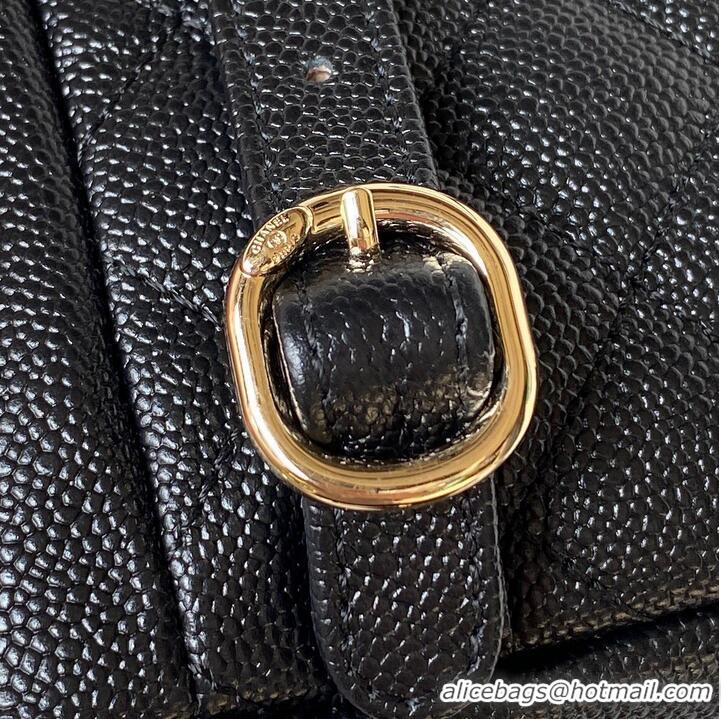 Generous Grade Chanel MINI BACKPACK AS3787 Black