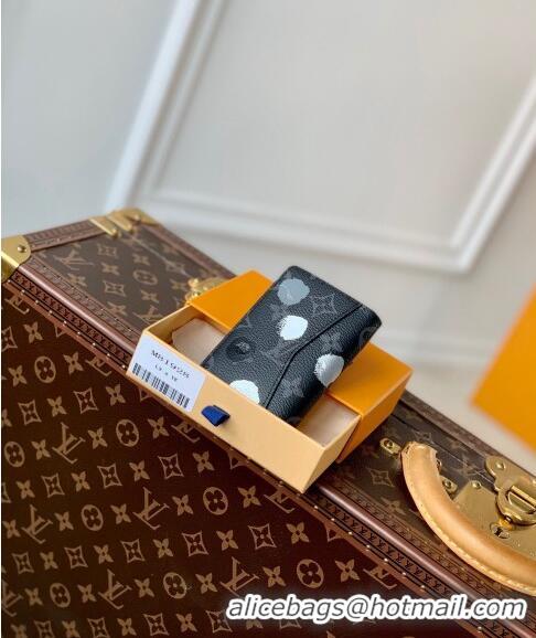 Shop Louis Vuitton LVxYK Pocket Organizer Wallet with Painted Dots in Monogram Eclipse Canvas M81928 2023